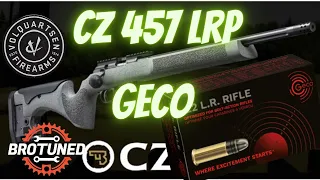 CZ 457 LRP - Geco 22 L.R. Rifle - AMMUNITION TEST - 50 Yards