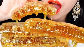 [ASMR]GOLD LIGHT STICKY HONEYCOMB│골드펄 벌집꿀│ハチの巣│sarang lebah│colmena│รังผึ้ง│먹방│MUKBANG│EATING SOUNDS