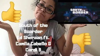 REACTION: Ed Sheeran- South of the Boarder Ft. Camila Cabello & Cardi B (OFFICAL MUSIC VIDEO)