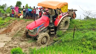 Mahindra Arjun Novo 605 4Wd | Can't climb the high street | Tractor Video