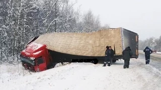 Аварии грузовиков Январь 2016