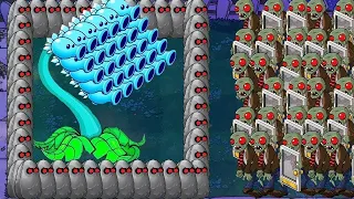 99999 Snow Pea Vs 999 Dr Zomboss Vs All Zombies Giga Plants Vs Zombies Battlez