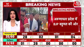 Arunachal Pradesh Election Results 2024: अरुणाचल प्रदेश के रुझानों में सबसे आगे BJP | Aaj Tak