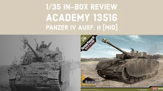 In-Box Review: Academy 13516 1/35 German Panzer IV Ausf. H (MID)