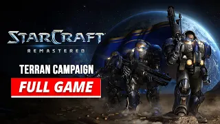 StarCraft 1 Remastered - FULL Terran Campaign Gameplay & Cinematics - PC/HD