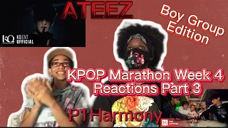KPOP Marathon Week 4 Part 3 ATEEZ & P1Harmony Reaction