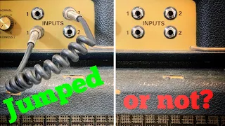 When to JUMPER Your Marshall PLEXI!