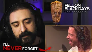 He's Really GONE. REACTION to CHRIS CORNELL - Fell on Black Days [LIVE]