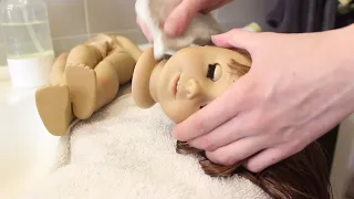 Fixing up my new American Girl Doll!