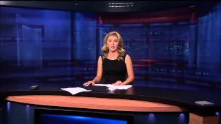 Katie Bavoso solo anchors the newscast on a BREAKING NEWS day