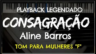 🎤 Consagração (PLAYBACK LEGENDADO no Piano – TOM FEMININO “F”) Aline Barros, by Niel Nascimento