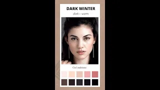 ARE YOU A DARK WINTER?/ 12 seasons color analysis