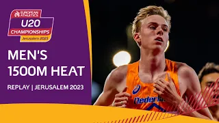 Rising star 💫 Niels Laros 🇳🇱 sails through 1500m heat | Jerusalem 2023