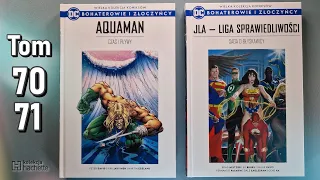 DC: BOHATEROWIE I ZŁOCZYŃCY 70-71: Aquaman Czas i Pływy, JLA Liga Sprawiedliwości: Saga o Błyskawicy