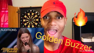 Courtney Hadwin: 13-Year-Old Golden Buzzer Winning Performance - America's Got Talent 2018 REACTION