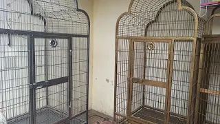 Visit cage shop in Karachi | cage for raw parrot macao |New Cages |B4BIRDS