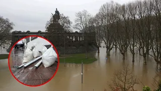 Hochwasser in Koblenz an Rhein und Mosel 05.02.2021 | Deutsches Eck