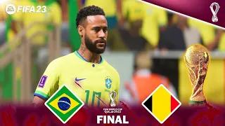 FIFA 23_|Brazil vs Belgium||FIFA WORLD CUP FINAL| #football #gaming #fifa23 #fifaworldcup2022