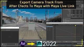 After Effects To Maya 3D Camera Export with Maya Live Link |  Export After Effects To Maya 2022