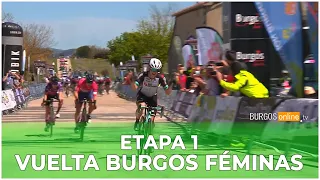 Vuelta Burgos Féminas 2021 | Resumen 1ª ETAPA: Villadiego - Sargentes de La Lora - BurgosOnlineTV