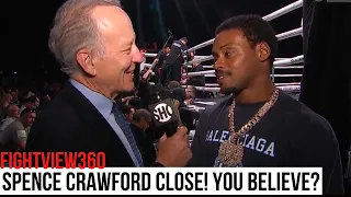 Spence & Derrick James HINT Crawford Fight REALLY Close | Both IN CAMP | Why I see It 50/50!