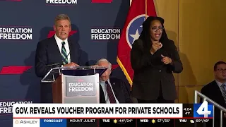 Gov. Bill Lee reveals voucher program for private schools