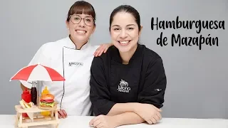 Decoración Hamburguesa De Mazapán