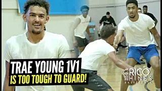 Trae Young Can't Be GUARDED 1 on 1!! Shows Off SMOOTH Game at Rico Hines Private Runs!