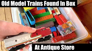 Old Model Trains Found In Box at An Antique Store