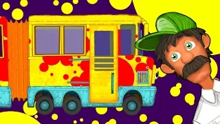 Wheels on the Bus Nursery Rhyme – Song Collection Compilation – HeyHop Kids