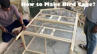 5 Feet, 2300rs /31$ Wooden Bird Cage Making in Asia's biggest Pet Market | Kolathur Fish Market