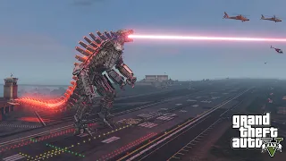 MechaGodzilla in GTA 5 | ATOMIC BREATH