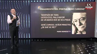 ¿De qué se rie el ministro Massa?; Leuco le da su palabra