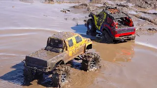 "MOE'S TRUCKiNG" & "OVERKiLL 2020" MUDDiNG w/ WiNCH ACTiON & MUD-TAG #ProudParenting | RC ADVENTURES
