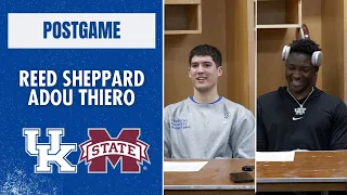 Reed Sheppard & Adou Thiero talk game winner at Mississippi State
