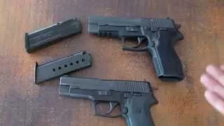 Sig Sauer P220 and P227 Comparison