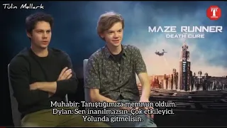 Dylan O'brien ve Thomas Brodie-Sangster Labirent:Son İsyan Röportaj (Türkçe Altyazılı)