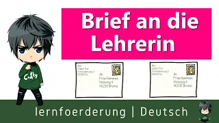 Persönlichen Brief 🛑 an die Lehrerin schreiben | Anleitung und Beispiel zu Corona