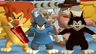 Tom and Jerry in War of the Whiskers HD Tom Vs Spike Vs Butch Vs Lion (Master Difficulty)
