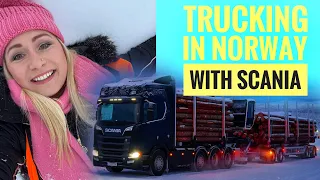 Trucking trip to Scania Norway | V8 770 | S-U-P-E-R | Snow Plow | Snow fun