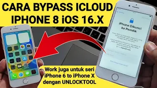 How to Bypass iCloud iPhone 8 iOS 16.x with Unlocktool Works also for iPhone 6 to iPhone