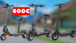 TOP 3 DES MEILLEURES TROTTINETTES ÉLECTRIQUES À 600 EUROS !! TROTTINETTES ÉLECTRIQUES PUISSANTES