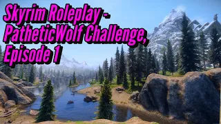 Skyrim Roleplay - Elysium Permadeath, The PatheticWolf Challenge, Episode 1