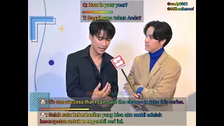 [Indo/Eng] Interview "how was their year?" #ohmpawat #nanonkorapat #ohmnanon #โอมนนน ❤️🤟🏻💚