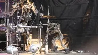 Compressorhead - Iron Man (Black Sabbath Cover) (live in Moscow, Russia)