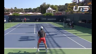 Dominic Thiem hits unreal forehand winner against Matteo Berrettini after grinding baseline rally