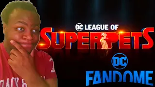 DC LEAGUE OF SUPER-PETS - Teaser Trailer Reaction | DC FanDome 2021