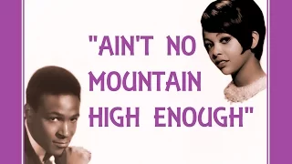 "Ain't No Mountain High Enough" (Lyrics) 💖 MARVIN GAYE 💖 TAMMI TERRELL