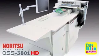 Como são reveladas as fotos usando a robótica do Laboratório Noritsu QSS-3801-HD da Foto Klin