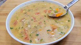 This soup gives me goosebumps! Quick delicious soup recipe!